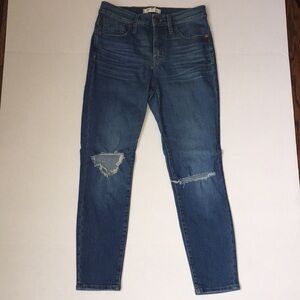 Madewell 9" High-Rise Skinny Crop Jeans Size 26 (Fair Trade Certified)